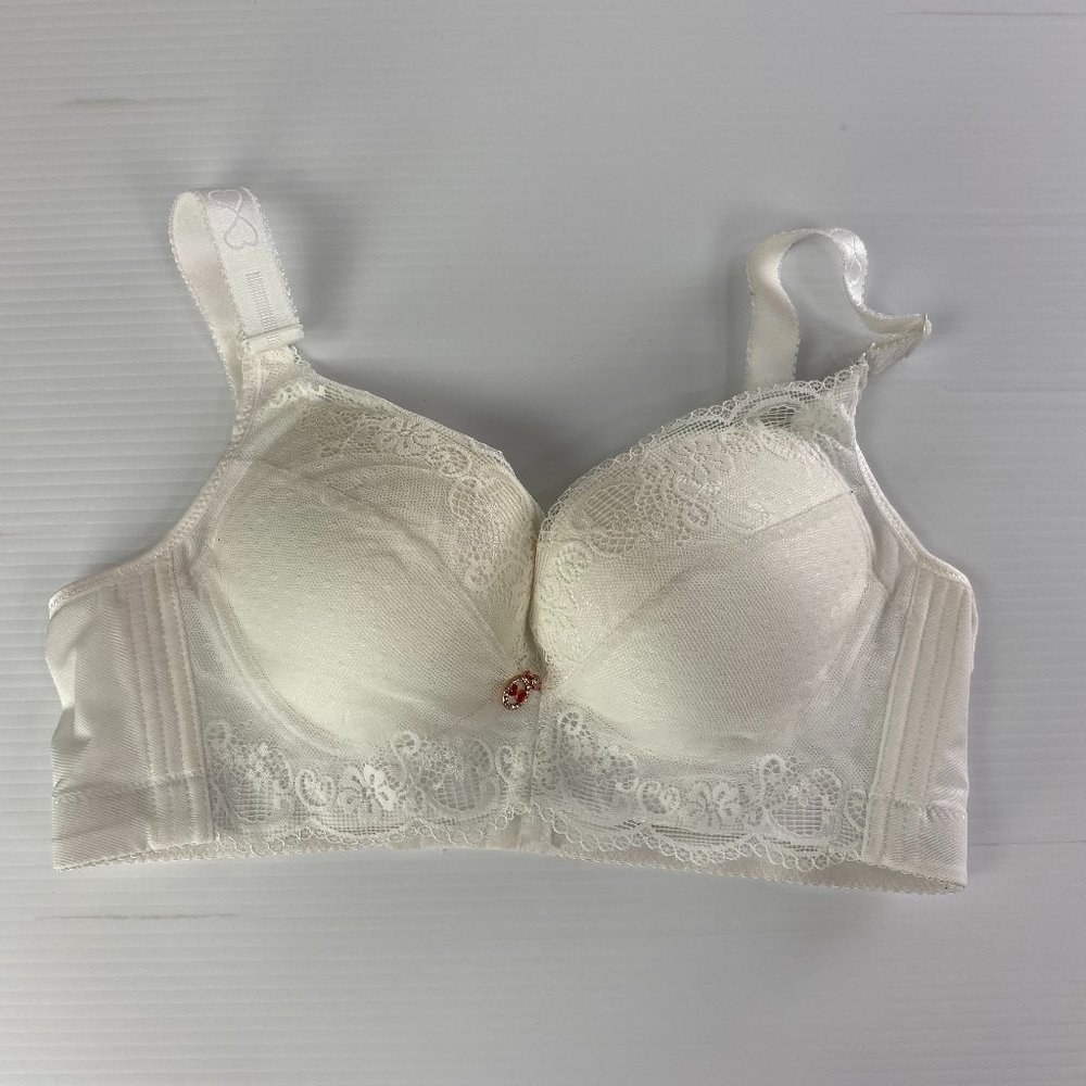 Women's White Sexy Push Up Lace Size 40/90 Bra